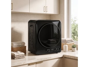 Seche linge B61-023V90BK - Evacuation 5 kg largeur 43 cm