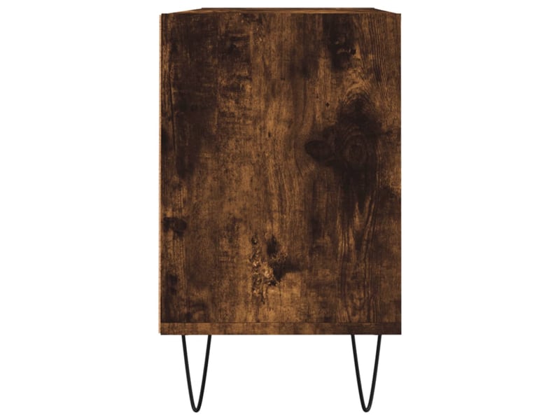  Meuble tv - banc tv - meuble de rangement chêne fumé 103,5x30x50 cm bois d'ingénierie  - Conforama E