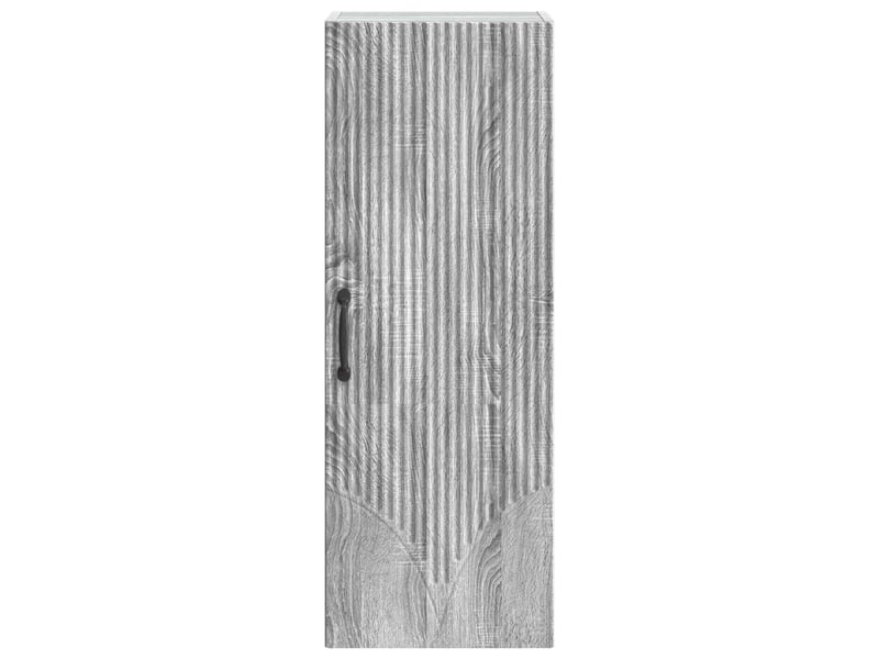  Armoire murale salon 33x34,5x90cm bois d'ingénierie sonoma gris shl2919  - Conforama D