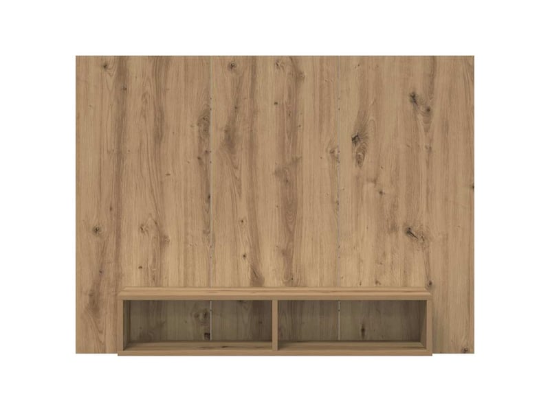  Ensemble meuble tv - banc tv - meuble de rangement 120 x 23,5 x 90 cm chêne artisanal  - Conforama E
