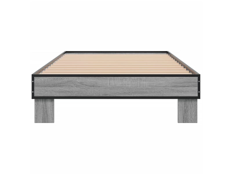  Lit simple- lit adulte -  cadre de lit sans matelas sonoma gris 100x200 cm  - Conforama C