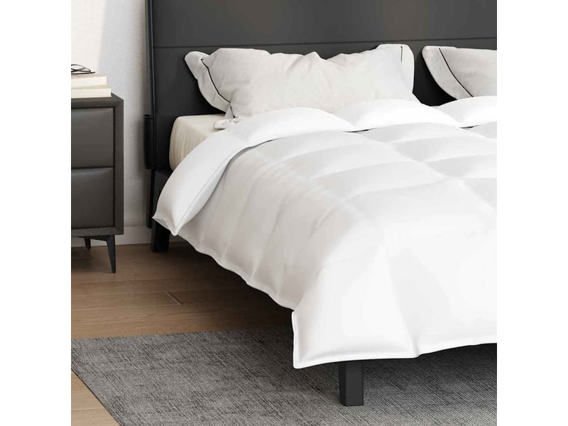  Duvet - couette 2-en-1 blanc 260 x 220 cm plume  - Conforama E