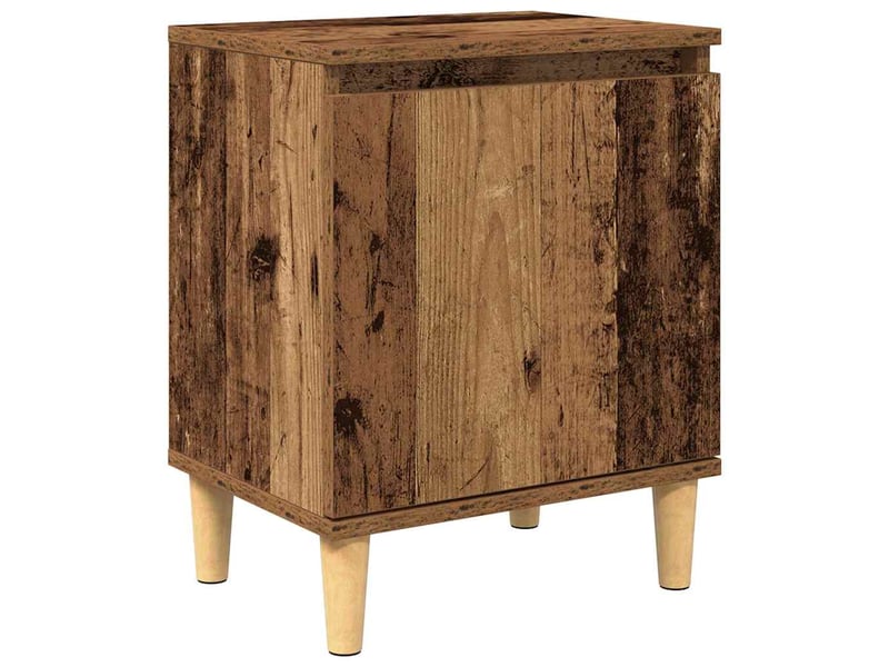 Table de chevet - cabinet de chevet - table de nuit bois ancien 40 x 30 x 50 cm bois d'ingénierie - Conforama A