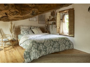 Housse de couette 200 x 200 cm 100% coton 57 fils imprimé tamara