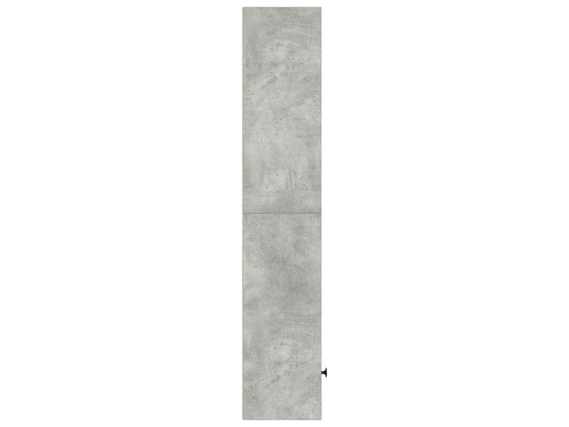  Bibliothèque, meuble de rangement salon gris béton 31x24x127 cm bois d'ingénierie  - Conforama E
