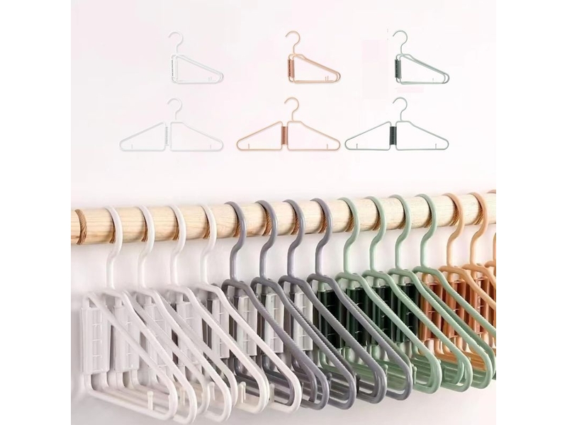  Lot de 8 cintres pliables, cintres pliables en plastique, cintres de voyage pliables, cintres pliables pour les voyages, les croisières, la maison, la chambre, le dortoir (vert)  - Conforama C