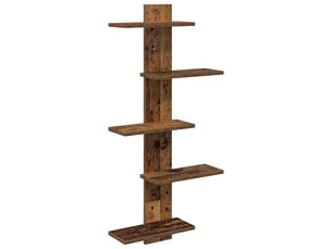 Étagère flottante, étagère murale bois ancien 48,5 x 15 x 101 cm cf42289