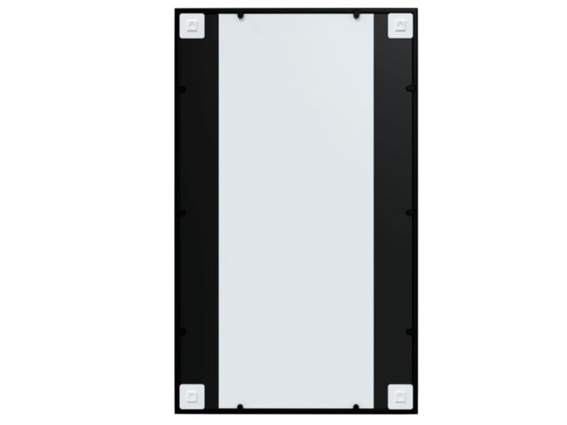  Lot de 4 miroirs muraux noir 100x60 cm métal cf62944  - Conforama E