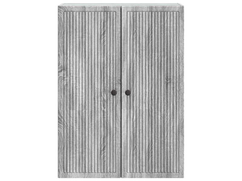  Armoire murale salon sonoma gris 66x34,5x90cm bois d'ingénierie shl2563  - Conforama D