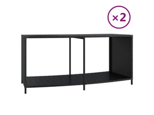 Etagère 105 cm coloris noir
