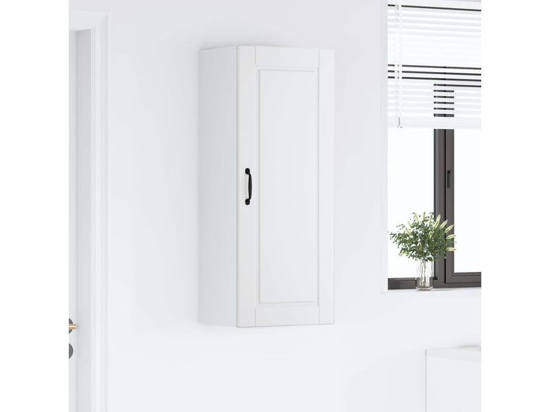 Meuble mural de cuisine, armoire de cuisine blanc 40x31x100cm bois d'ingénierie shl3111 - Conforama D