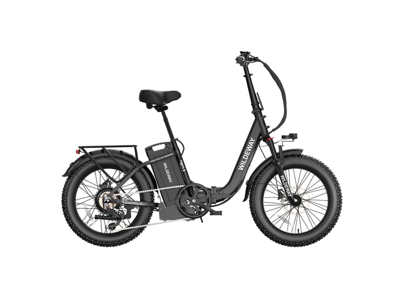  Vélo électrique pliable cadre ouvert wildeway fw11s, 48v 35ah, pneus 20, noir  - Conforama D