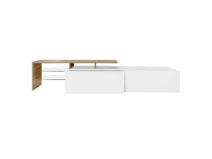 Meuble tv coloris blanc 170 cm   