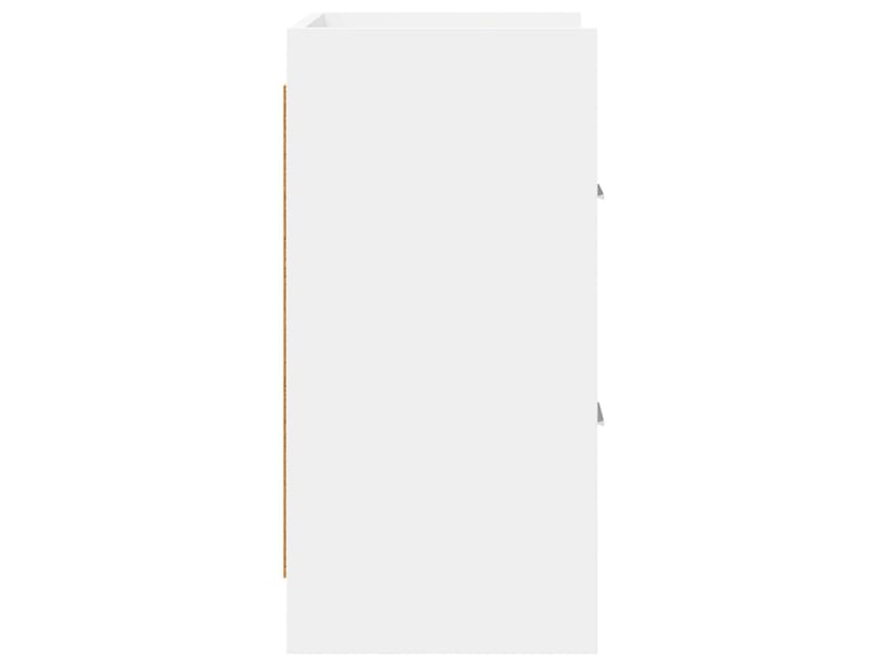  Tables de chevet - cabinet de chevet - table de nuit blanc 40 x 30 x 60 cm bois d'ingénierie  - Conforama E