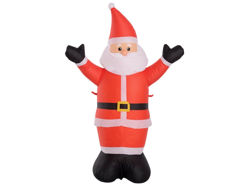  Père noël gonflable avec lumières led, décoration de noël, hauteur 1,2 m  - Conforama A