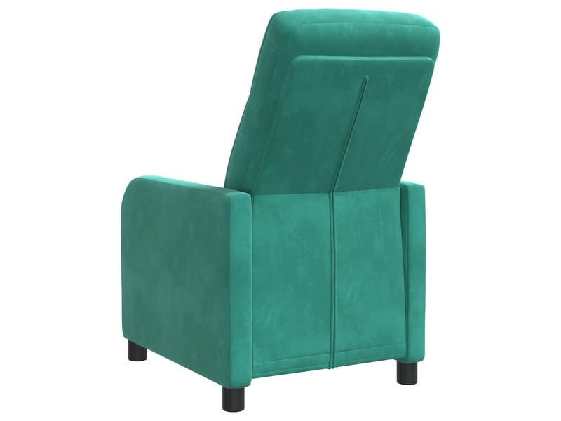  Vidaxl fauteuil inclinable turquoise velours (v)  - Conforama E