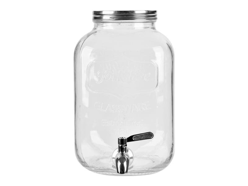  Distributeur de boisson 4l avec robinet en acier inoxydable – 15 x 15 x 25,5cm  - Conforama A