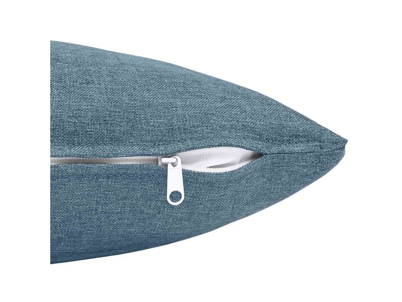  Coussin avec oreiller, coussin décoratifs heerlen bleu denim 40 x 145 cm tissu cf50959  - Conforama D