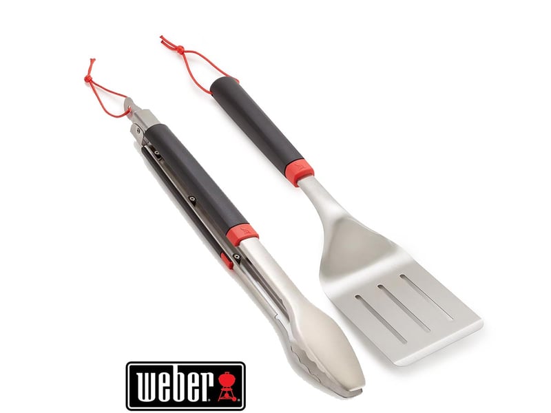  Kit pince et spatule good pour barbecue weber  - Conforama A