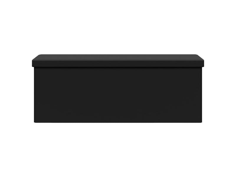  Banc chambre, banc de rangement pliable noir pvc  - Conforama E