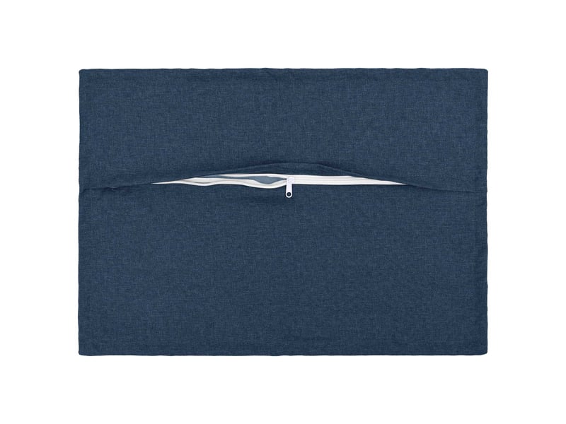  Lot de 2 coussins avec oreiller, coussins décoratifs houten bleu lin synthétique cf51136  - Conforama C