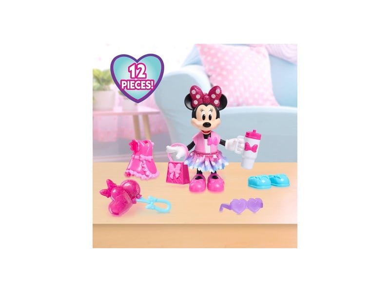  Poupée minnie fashion 15 cm articulée avec 11 accessoires et tenues interchangeables DIS0886144883675 - Conforama B
