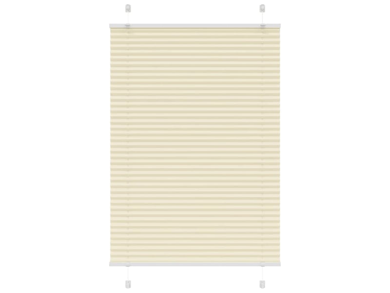  Store plissé, store de fenêtre crème 95x100 cm largeur du tissu 94,4 cm polyester cf46865  - Conforama B