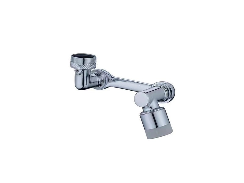  Robinet magique pivotant 1080° – corps en laiton, chromé argent  - Conforama A