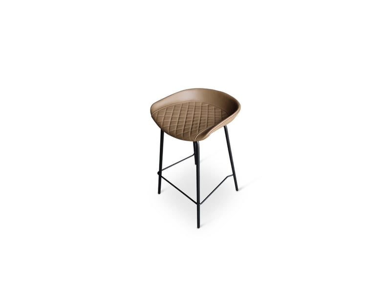  Chaise de bar 'nurby' brun, dimensions : h74 x l43 x p43 cm  - Conforama D