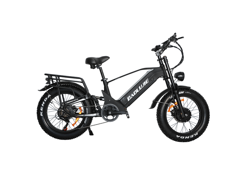 Baolujie dp-2011 vélo électrique double moteur 24x4 pneus 48v 20ah, noir  - Conforama A