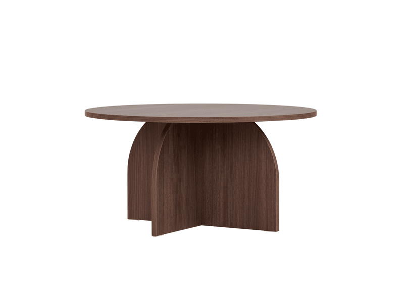  Table basse avec plateau rond d80 cm - clover  - Conforama A