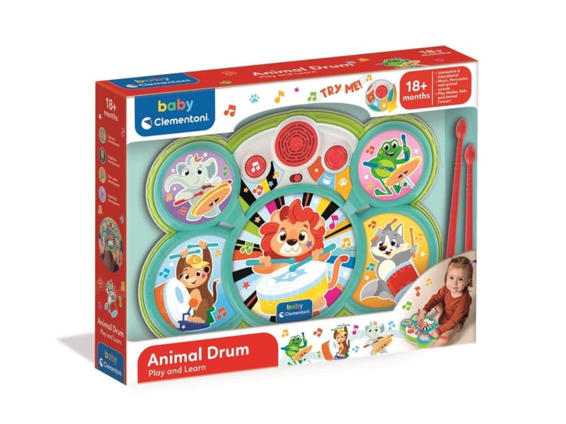  Instrument d'éveil clementoni 17637 baby - batterie interactive 8005125176373 - Conforama A