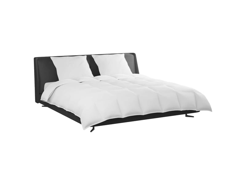  Ensemble de duvet avec oreiller 3 pièces - couette blanc plume de canard  - Conforama C