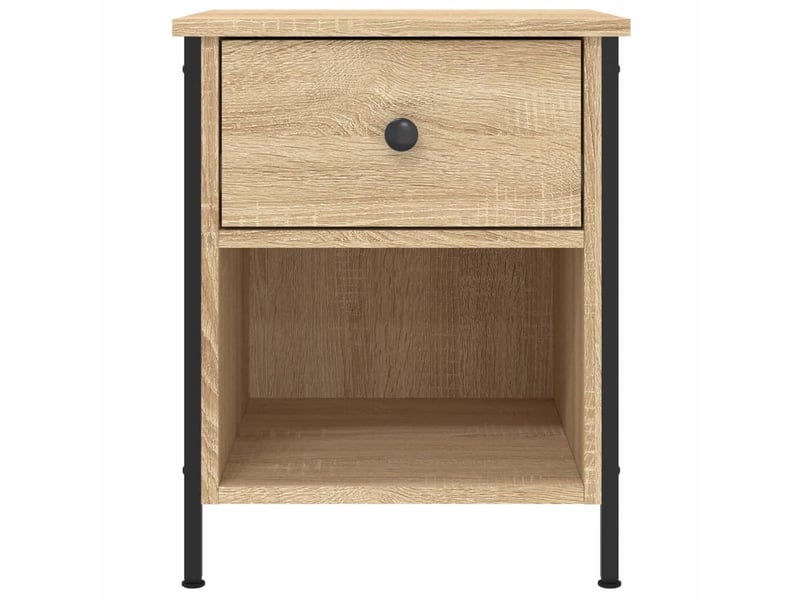  Table de chevet - cabinet de chevet - table de nuit chêne sonoma 40x42x50 cm bois d'ingénierie  - Conforama E
