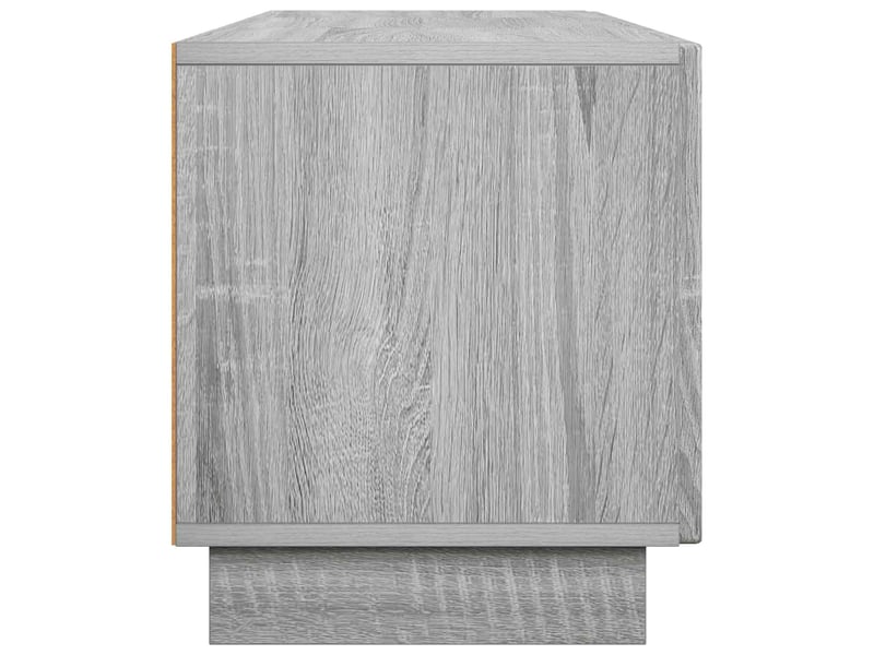  Meuble tv, banc tv 140x34,5x40 cm sonoma gris bois d'ingénierie shl9898  - Conforama E