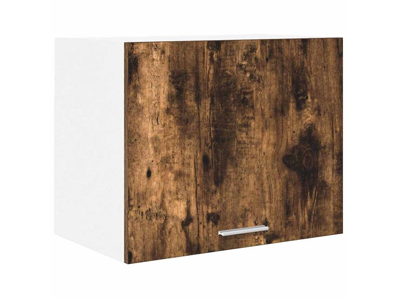 Meuble de rangement, armoire suspendue 2 pcs chêne fumé et blanc bois d'ingénierie shl7086 - Conforama E