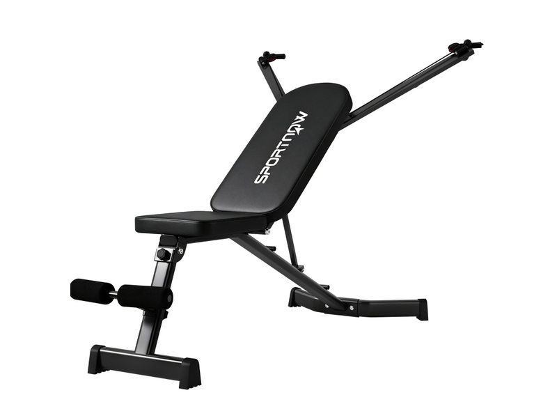  Banc de musculation pliable 135x130x107 cm réglable métal noir  - Conforama A