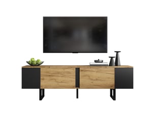 Meuble tv coloris naturel 180 cm <strong>KOMHTOM</strong>  <strong></strong>