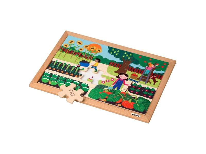  Educo sens des nombres - quantités jusquà 6  24 pièces de puzzle 8719924045579 - Conforama A