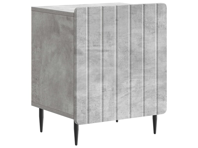 Table de chevet - cabinet de chevet - table de nuit gris béton 43 x 34,5 x 52 cm - Conforama A