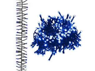 Guirlande lumineuse, éclairage de noël à led groupées 1000 led bleu pvc cf62405