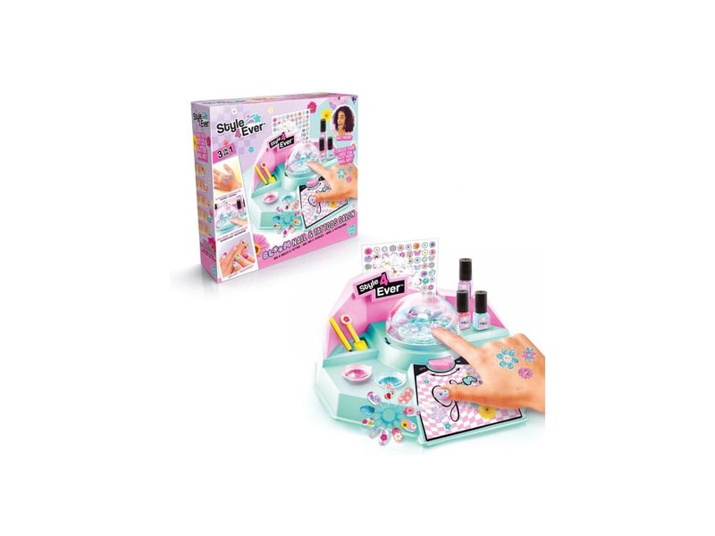  Salon ongles et tattoos 3 en 1 style 4 ever AACTV49102 - Conforama B