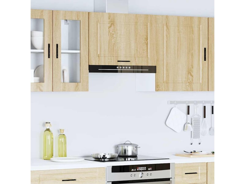  Armoire murale de cuisine porto chêne sonoma bois d'ingénierie shl7112  - Conforama D