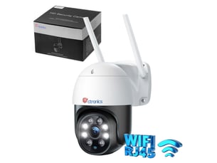 Camera wifi ptz exterieure 5mp vision nocturne couleur ip66 audio bilatéral