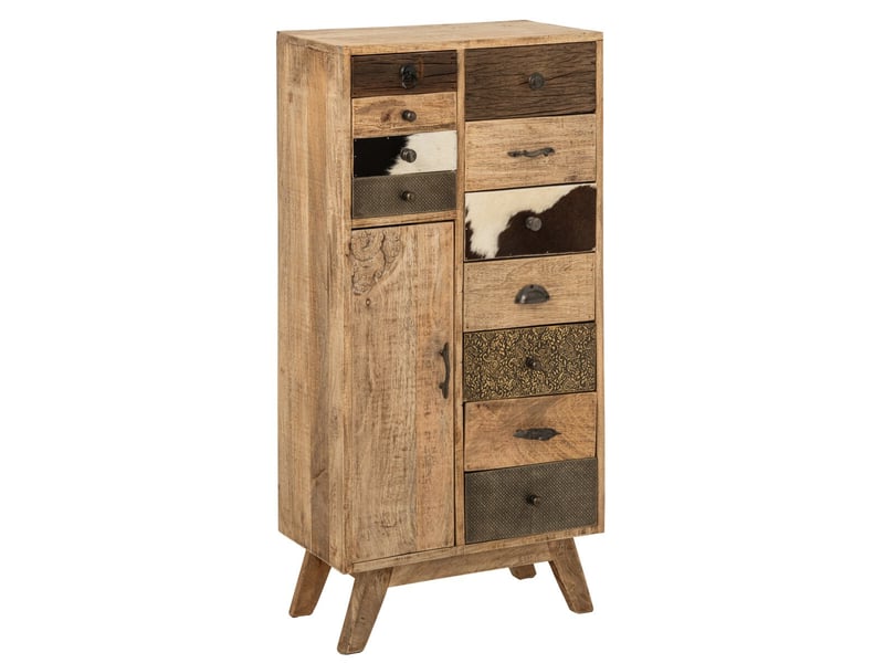  Commode à tiroirs en bois jonas 110cm naturel  - Conforama A