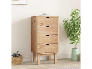Commode 1 tiroir(s)    <strong></strong> <strong></strong> coloris marron largeur 45 cm