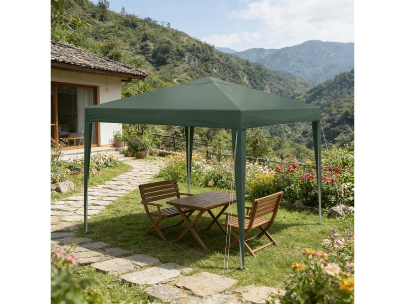  Gazebo pliable portable, tente pop-up extérieure, pavillon de fête avec sac transport  - Conforama B