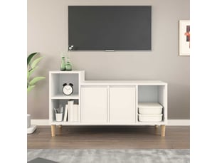Meuble tv coloris blanc 100 cm <strong></strong>  <strong></strong>