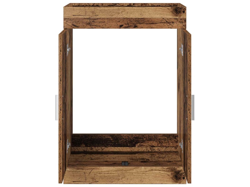  Meuble sous lavabo de salle de bain, commode bois ancien shl6464  - Conforama D