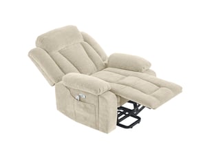 Pouf / repose pied OKWISH  beige